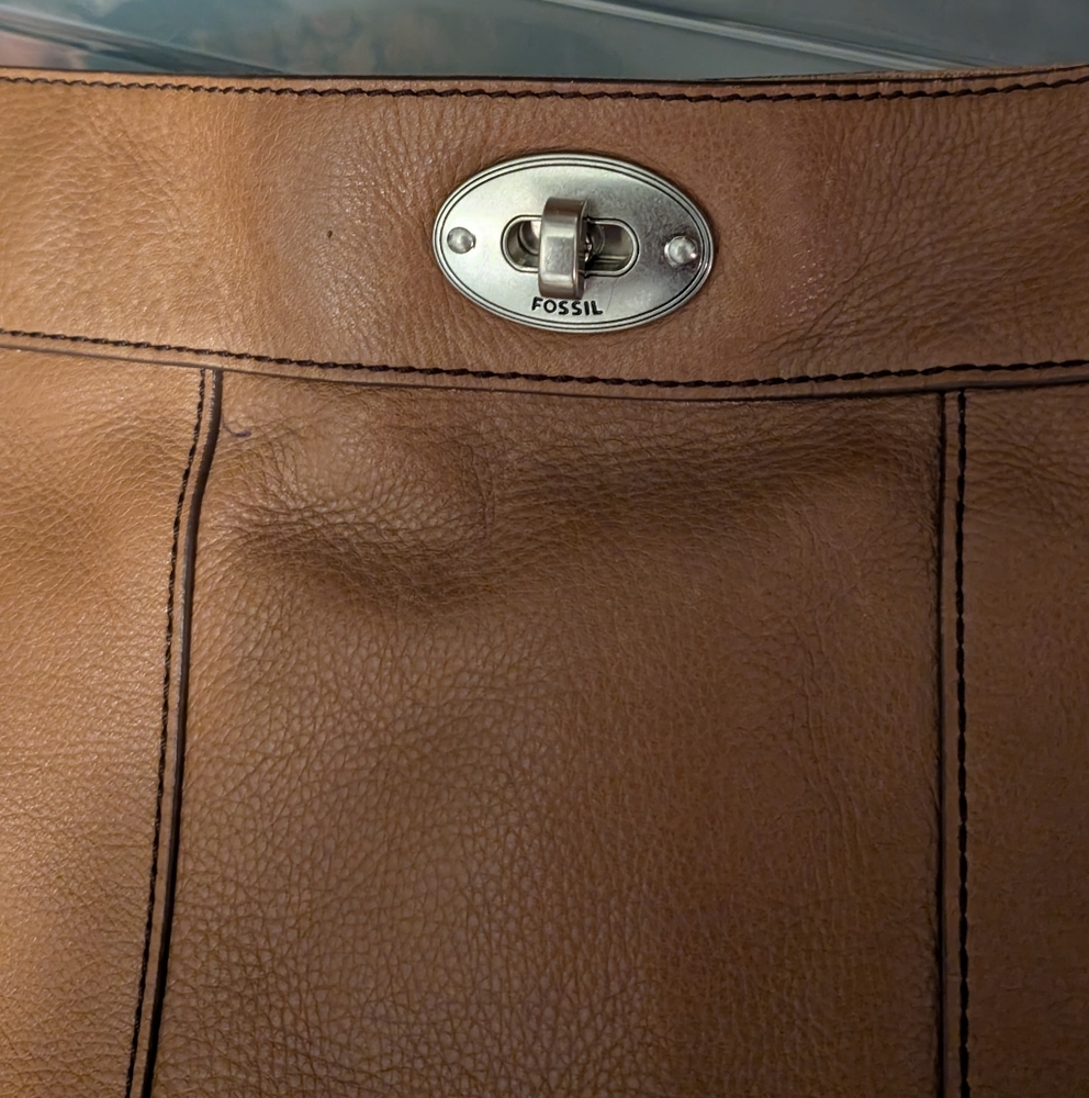 Fossil Brown Leather Women's Bag